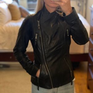 Michael Kors Black Leather Jacket